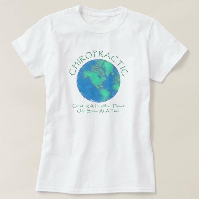 Camiseta Healthier Planet Chiro (Frente do Design)
