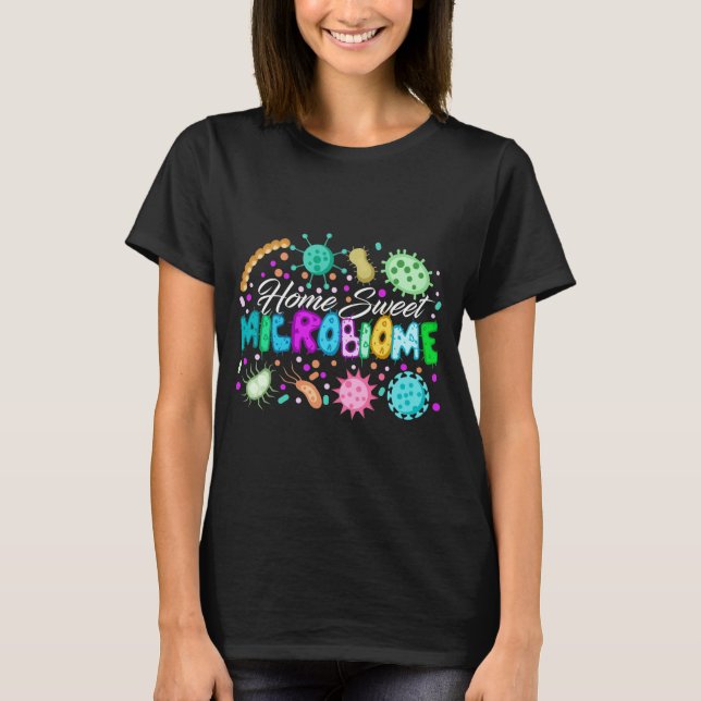 Camiseta Healthy Food Microbiome Bacteria Microbiology tee (Frente)