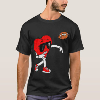 Camiseta Heart American Football Dia de os namorados Boys M