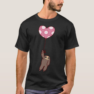 Camiseta Heart Balloon Sloth