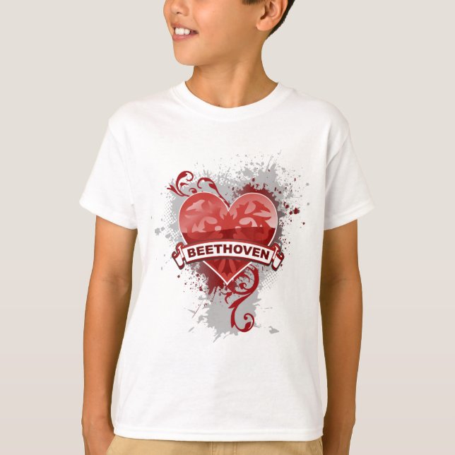 Camiseta Heart Beethoven (Frente)