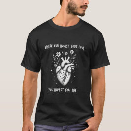 Camiseta heart bloom