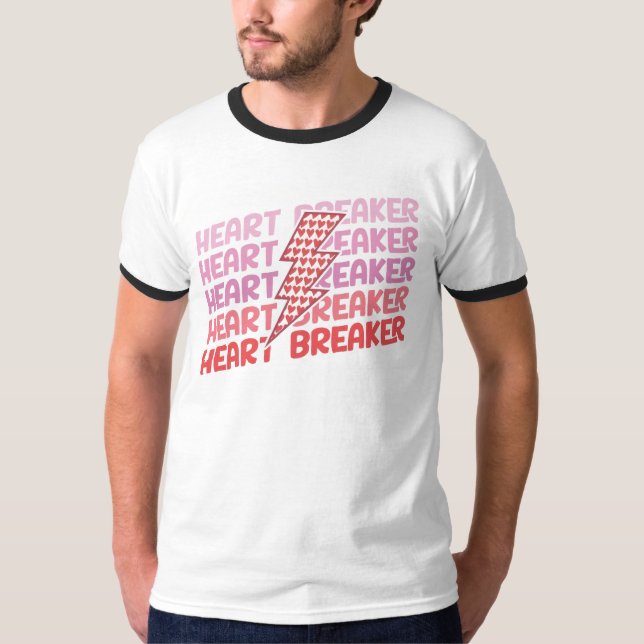 Camiseta Heart Breaker Ringer (Frente)