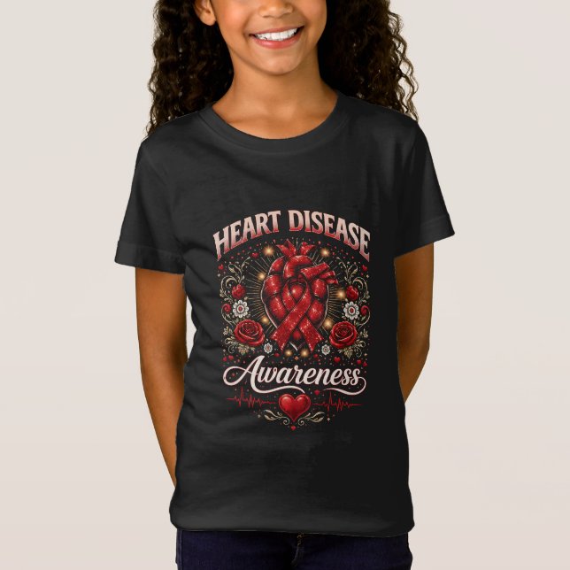 Camiseta Heart Disease Awareness (Frente)