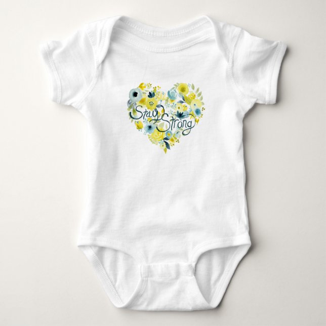 Camiseta Heart Floral I (Frente)