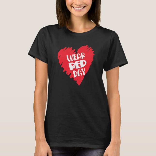 Camiseta Heart Health Month Shirt Fevereiro American Heart  (Frente)