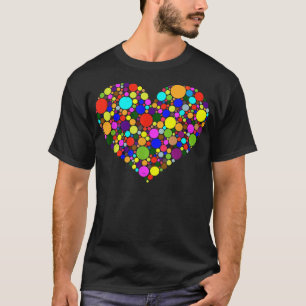 Camiseta Heart International Dot Day Setembro 15 Polka D