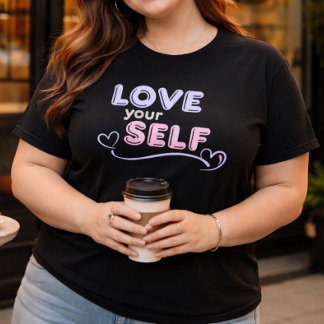 Camiseta Heart Line Ama a Si Mesmo