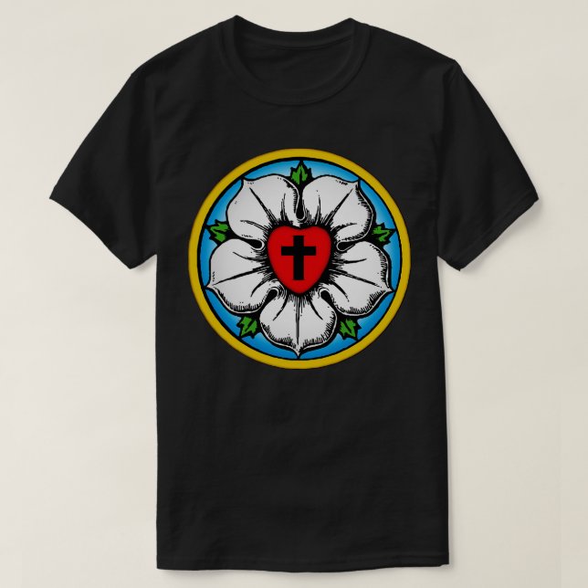 Camiseta Heart Lutheran Rosa (Frente do Design)