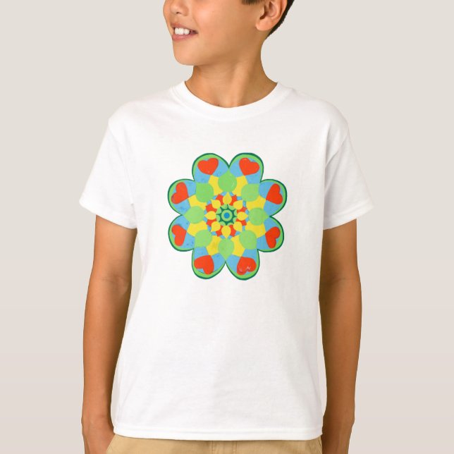 Camiseta Heart Mandala (Frente)