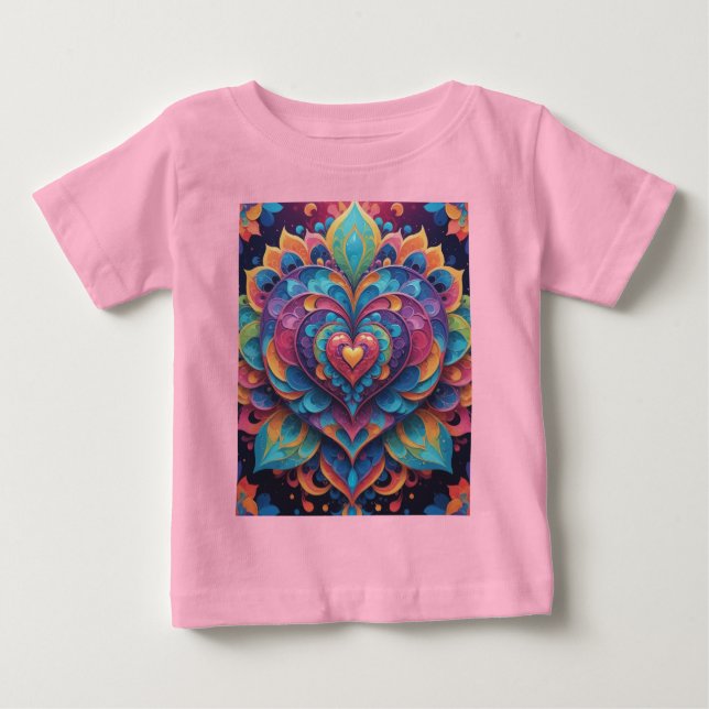 Camiseta Heart Mandala (Frente)