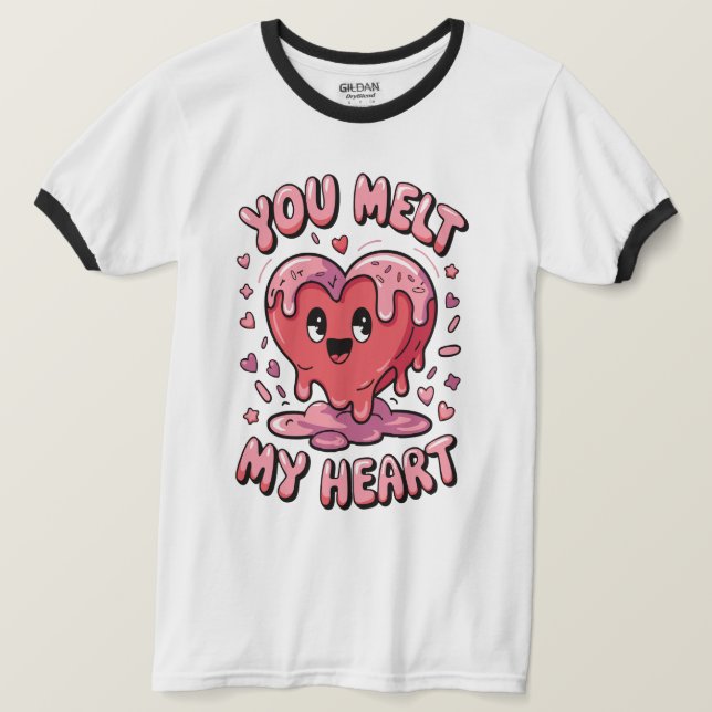 Camiseta Heart-Melt (Frente do Design)