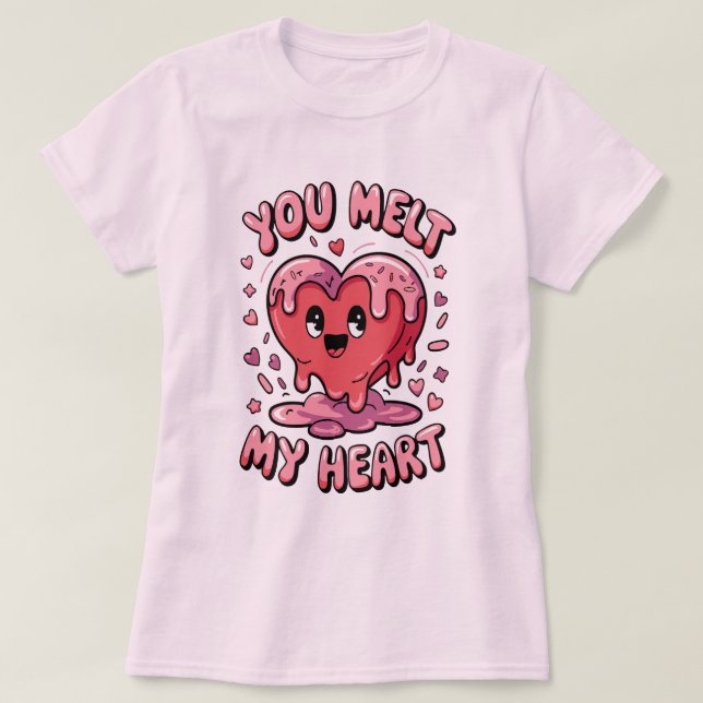 Camiseta Heart-Melt (Frente do Design)