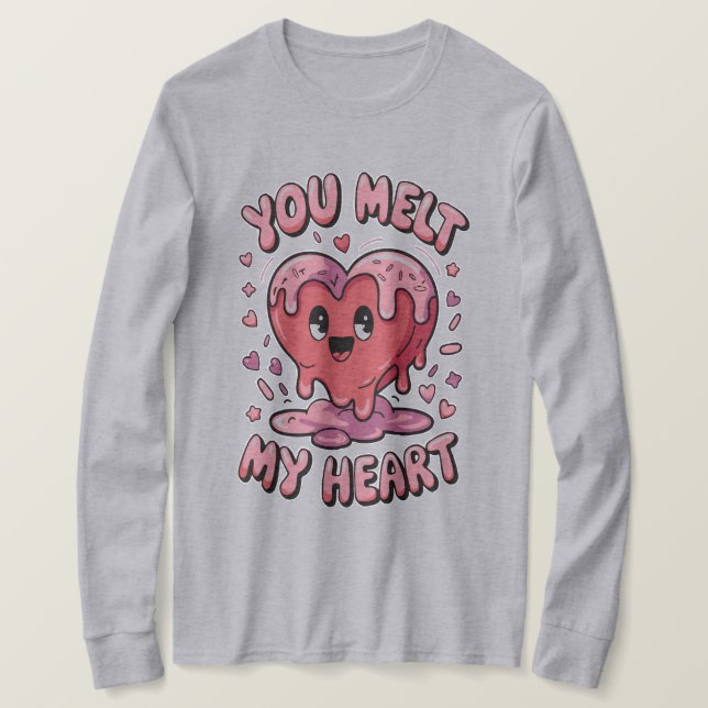Camiseta Heart-Melt (Frente do Design)
