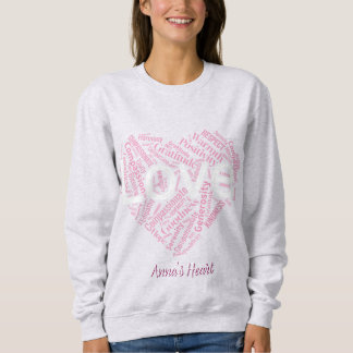 Camiseta Heart of Positivity Word Art – Inspirational Typog
