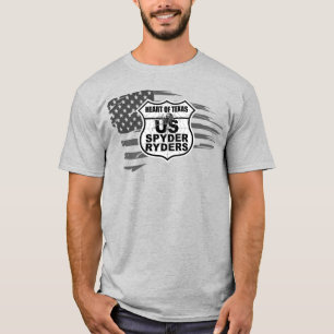 Camiseta Heart Of Texas Chapter - Tattered Flag bw
