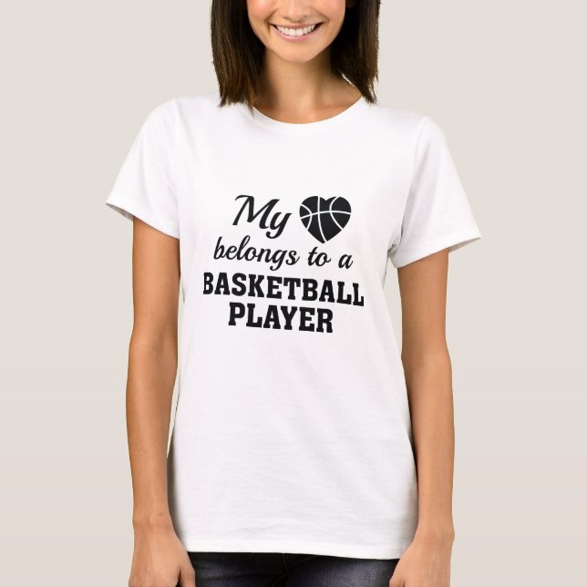 Camiseta Heart Pertence a Basquete (Frente)