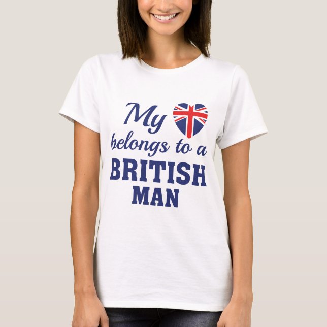 Camiseta Heart Pertence a British (Frente)