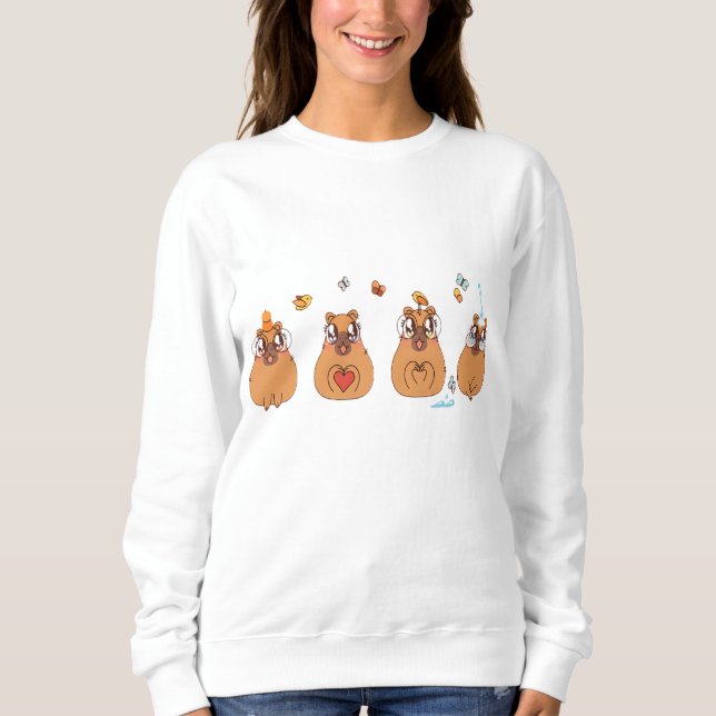 Camiseta Heart-pounding Capybara (Frente)