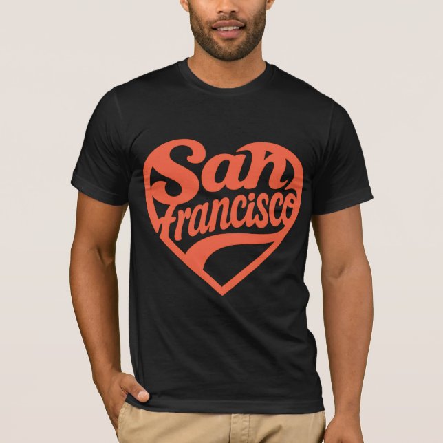 Camiseta Heart San Francisco (Frente)