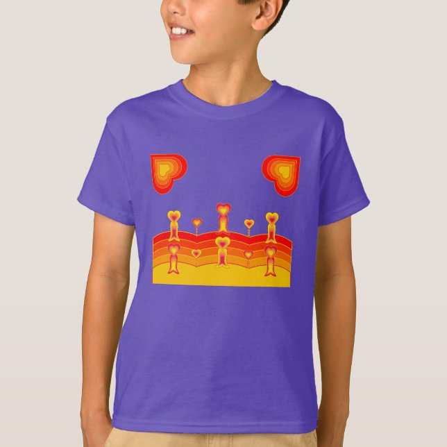 Camiseta Heart-Scape Kids (Frente)