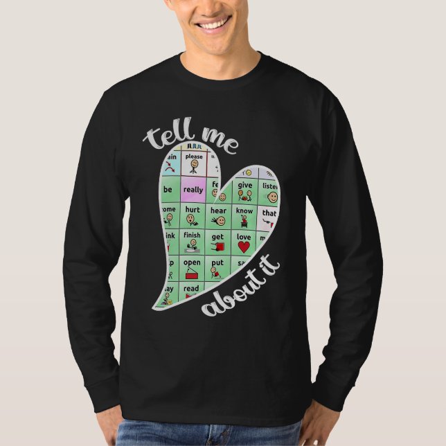 Camiseta Heart Speech Language Pathologist Words Matter Spe (Frente)