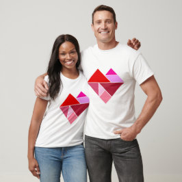 Camiseta Heart Tangram