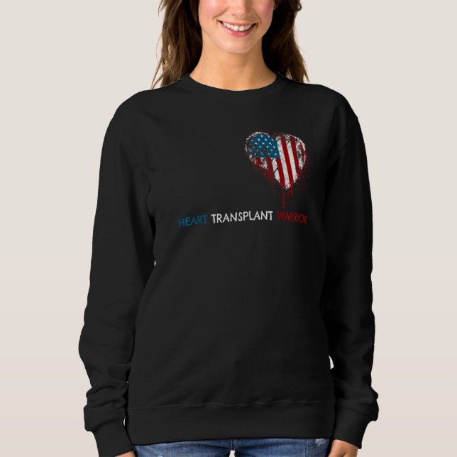 Camiseta Heart Transplant Recipient Heart Surgery American  (Frente)