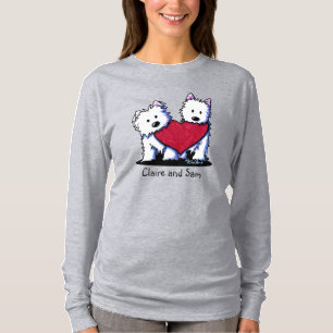 Camiseta Heart Westie Terrier