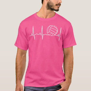 Camiseta Heartbea de vôlei eu adoro vôlei