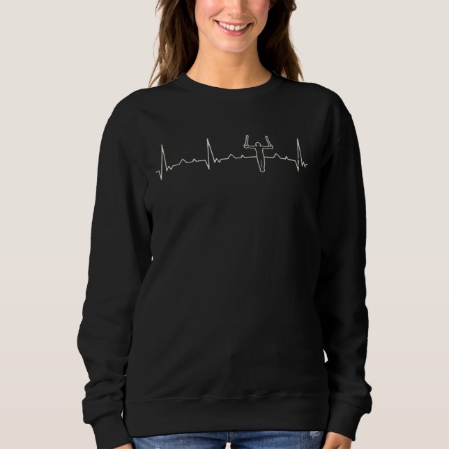 Camiseta heartbeat Ginasta Argolas (Frente)