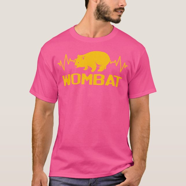 Camiseta Heartbeat Heartline Wombat (Frente)