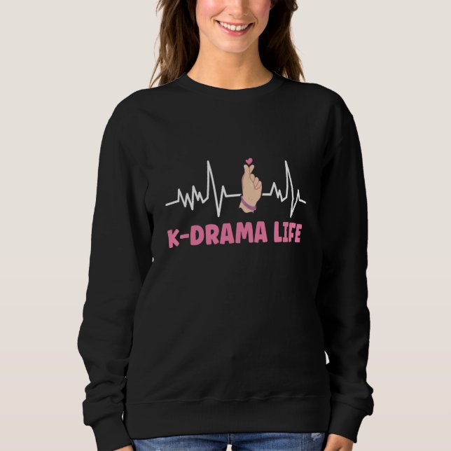 Camiseta Heartbeat Korean Drama Love K Pop Finger Heart Kdr (Frente)