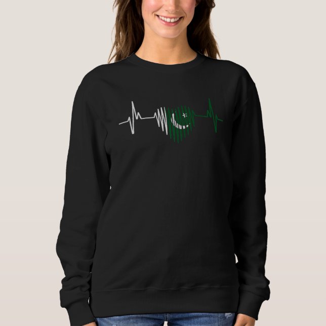 Camiseta Heartbeat Pakistani Flag Paquistão (Frente)