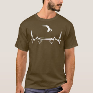 Camiseta HEARTBEAT TRAMPOLINE malhação ginástica esporte