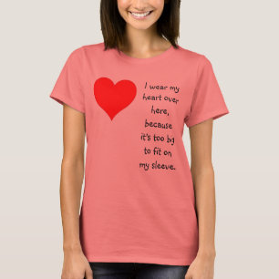 Camiseta Hearted grande