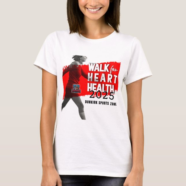 Camiseta HeartHero Tee: Para Heróis, Sobreviventes e Apoian (Frente)