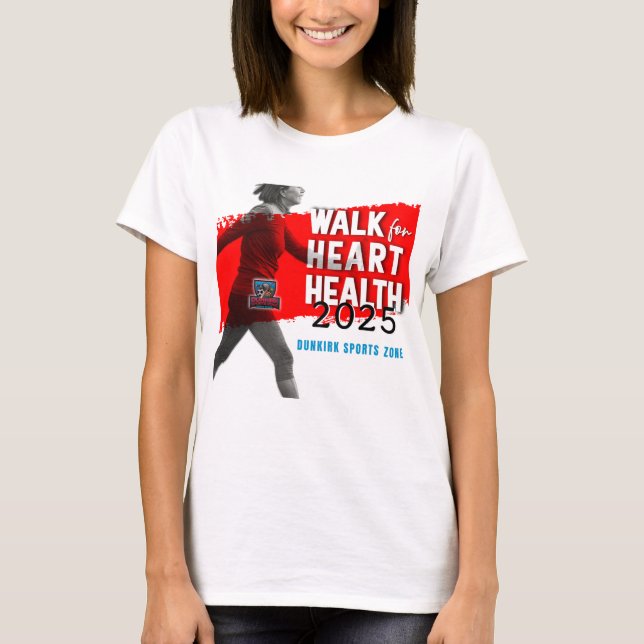 Camiseta HeartHero Tee: Para Heróis, Sobreviventes e Apoian (Frente)
