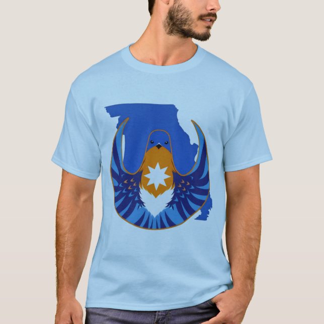 Camiseta Heartland Blue Wing Alliance Tshirt 2 (Frente)