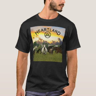 Camiseta Heartland, Travesseiro decorativo de Cavalo de Hea