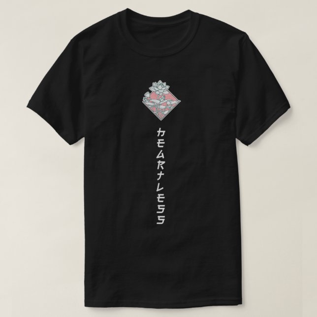 Camiseta Heartless  Soft alt clothing  (Frente do Design)