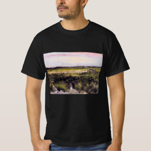 Camiseta Heath com um Wheelbarrow por Vincent van Gogh