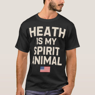 Camiseta Heath é meu animal espiritual vintage