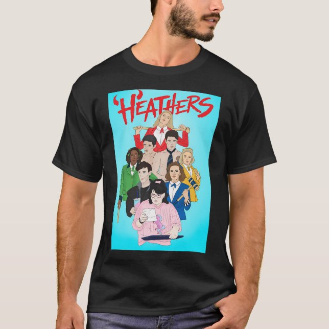 Camiseta Heathers O Musical- Elenco Completo (Frente)