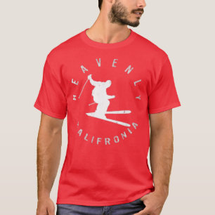 Camiseta Heavenly Mountain Ski Resort Skiing Gift