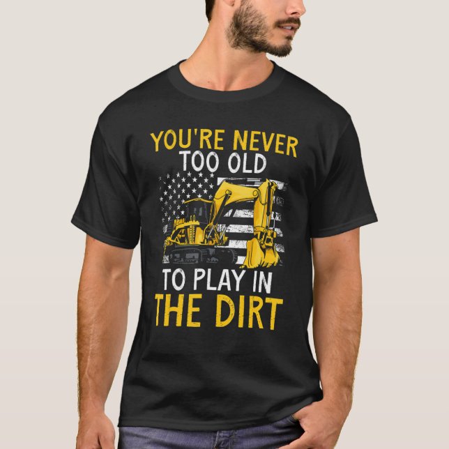 Camiseta Heavy Equipment Operator Backhoe Operator Men 7 (Frente)