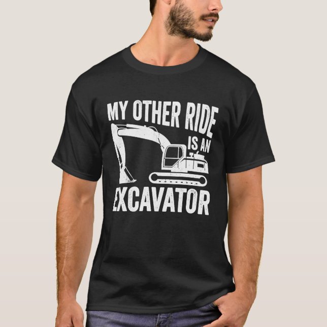 Camiseta Heavy Equipment Operator  Excavator (Frente)