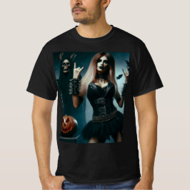 Camiseta Heavy metal en Halloween