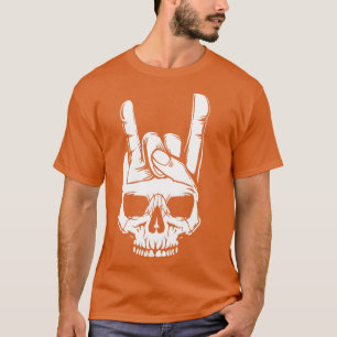 Camiseta Heavy Metal Guitar Death Metal Rock n Roll Music L