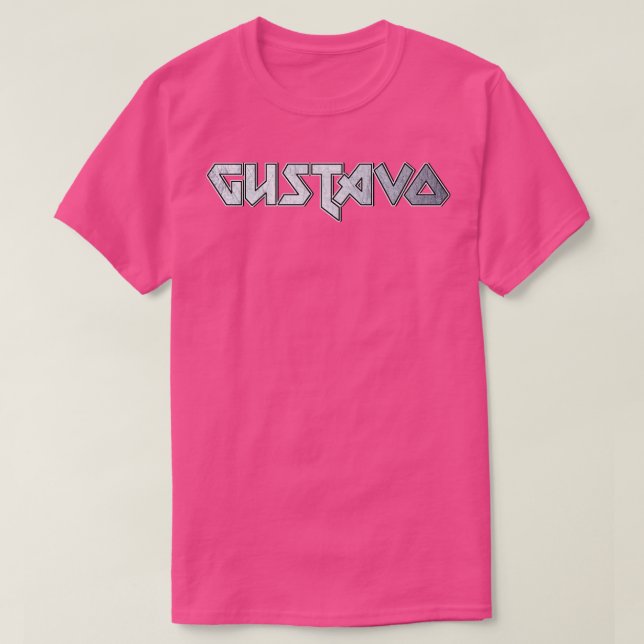 Camiseta Heavy metal Gustavo (Frente do Design)